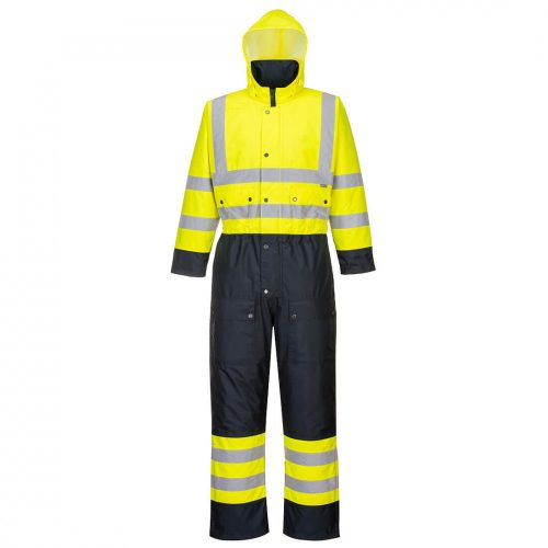 Portwest S485 Hi-Vis Contrast jól láthatósági bélelt overál