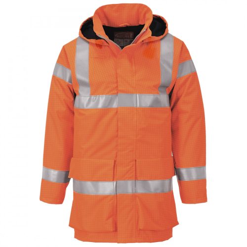 Portwest S774 Bizflame Rain Hi-Vis Multi Lite kabát narancs színben