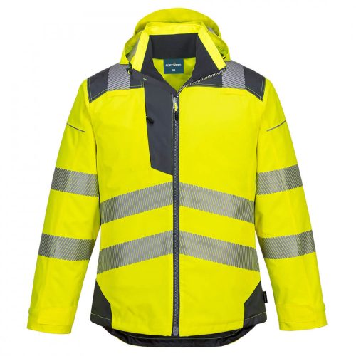 Portwest T400 PW3 Hi-Vis télikabát sárga/szürke színben