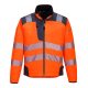 Portwest T402 PW3 Hi-Vis softshell kabát narancs/szürke színben