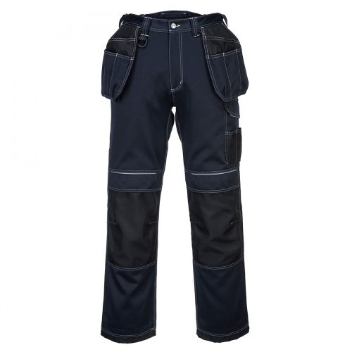 Portwest T602 PW3 Holster Work lengőzsebes nadrág navy/fekete színben