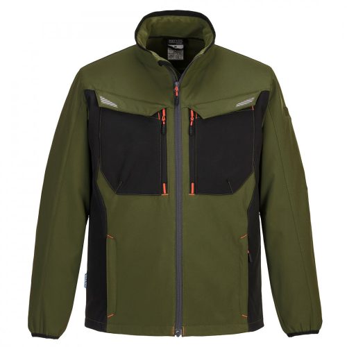 Portwest T750 WX3 softshell kabát oliva zöld színben