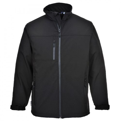 Portwest TK50 softshell kabát fekete színben