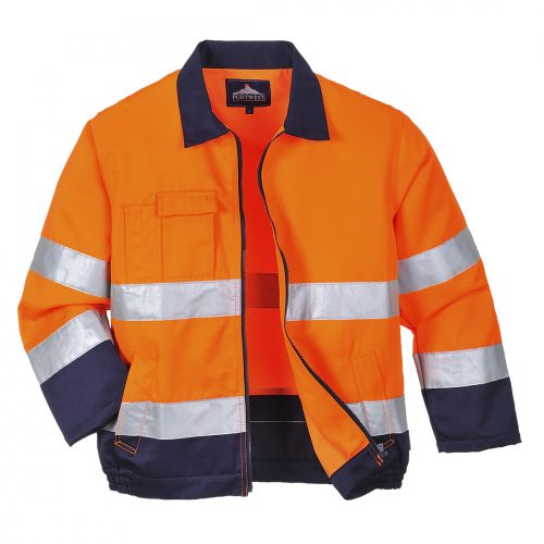 Portwest TX70 Madrid Hi-Vis kabát narancs/navy színben