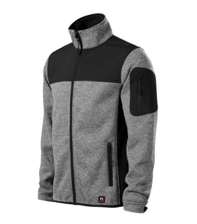 Rimeck 550 Casual férfi softshell kabát knit light gray színben