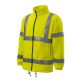 Rimeck 5V1 HV Fleece Jacket unisex polár felső fluoreszkáló sárga színben