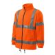 Rimeck 5V1 HV Fleece Jacket unisex polár felső fluoreszkáló narancssárga színben