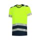 Tricorp T01 T-Shirt High Vis Bicolor unisex póló fluoreszkáló sárga színben