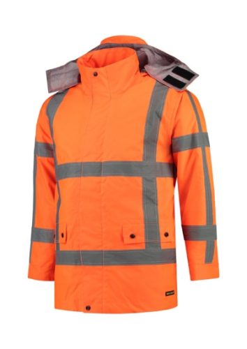 Tricorp T50 RWS Parka unisex munkakabát fluoreszkáló narancssárga színben