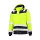 Tricorp T51 Midi Parka High Vis Bicolor unisex munkakabát fluoreszkáló sárga színben