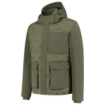 Tricorp T56 Puffer Jacket Rewear unisex dzseki army színben