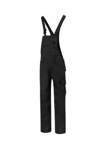 Tricorp T66 Dungaree Overall Industrial unisex kantáros munkanadrág fekete színben