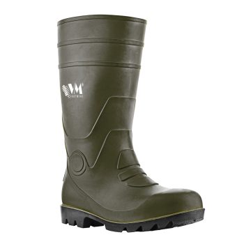 VM Footwear Fukuoka zöld színű munkavédelmi csizma O4