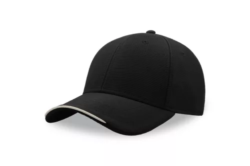 Atlantis ASESTS Estoril-S 6 paneles baseball sapka black színben