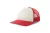 Atlantis ASKDRP Rapper-S hálós gyerek baseball sapka white/red színben