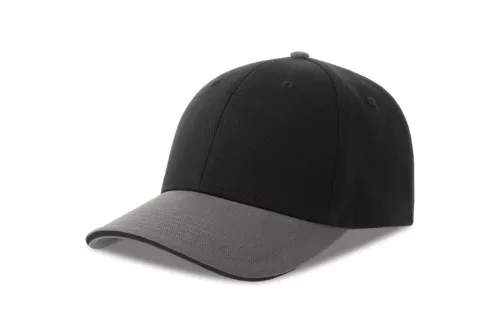 Atlantis ASLISS Liberty Sandwich-S 6 paneles baseball sapka black/grey színben