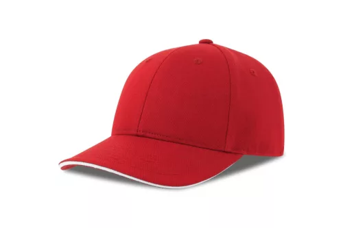 Atlantis ASLISS Liberty Sandwich-S 6 paneles baseball sapka red/white színben