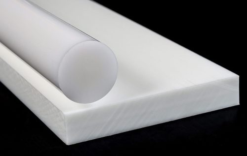 PVC rúd, erősítetlen, égésgátolt, fehér, 20 mm átmérő