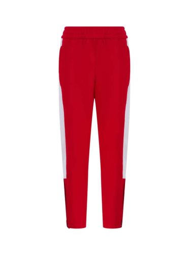 Finden + Hales FHLV881 felnőtt kötött melegítő nadrág - red/white színben