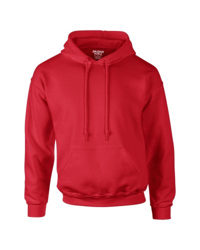 Gildan GI12500 kapucnis unisex pulóver - red szín