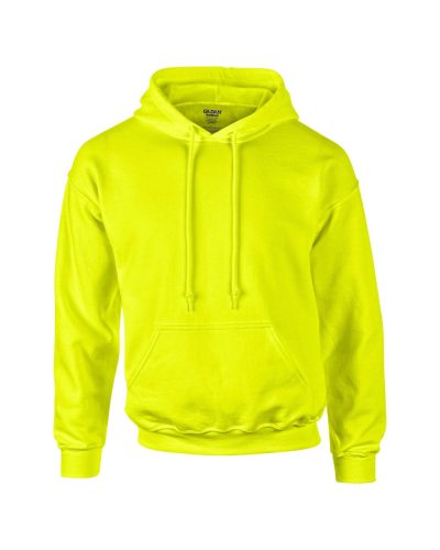 Gildan GI12500 kapucnis unisex pulóver - safety green szín