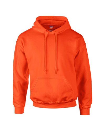 Gildan GI12500 kapucnis unisex pulóver - safety orange szín