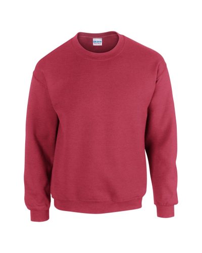 Gildan GI18000 kereknyakú unisex pulóver - antique cherry red szín