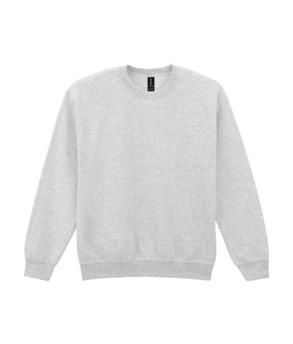 Gildan GI18000 kereknyakú unisex pulóver - ash szín