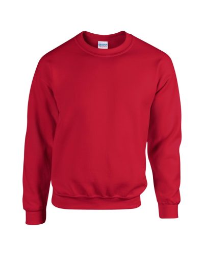 Gildan GI18000 kereknyakú unisex pulóver - cherry red szín