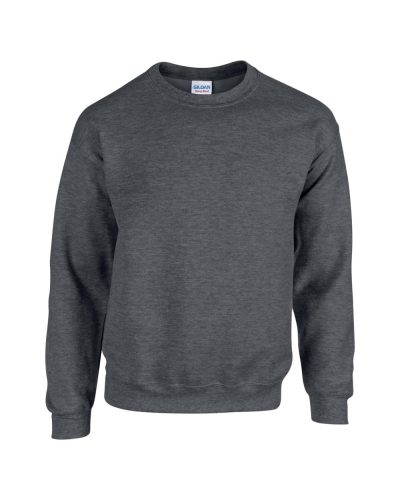 Gildan GI18000 kereknyakú unisex pulóver - dark heather szín