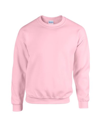 Gildan GI18000 kereknyakú unisex pulóver - light pink szín