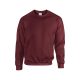 Gildan GI18000 kereknyakú unisex pulóver - maroon szín