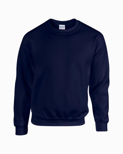 Gildan GI18000 kereknyakú unisex pulóver - navy szín