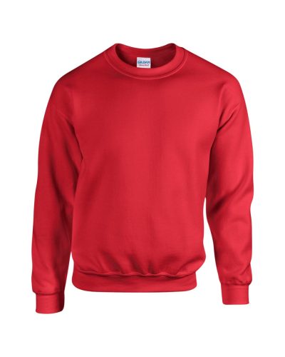 Gildan GI18000 kereknyakú unisex pulóver - red szín