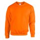 Gildan GI18000 kereknyakú unisex pulóver - safety orange szín