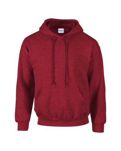 Gildan GI18500 unisex kapucnis pulóver - antique cherry red szín