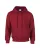 Gildan GI18500 unisex kapucnis pulóver - antique cherry red szín