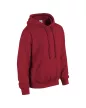 Gildan GI18500 unisex kapucnis pulóver - antique cherry red szín