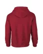 Gildan GI18500 unisex kapucnis pulóver - antique cherry red szín