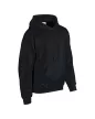 Gildan GI18500 unisex kapucnis pulóver - black szín