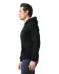 Gildan GI18500 unisex kapucnis pulóver - black szín