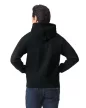Gildan GI18500 unisex kapucnis pulóver - black szín