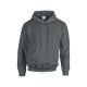 Gildan GI18500 unisex kapucnis pulóver - charcoal szín