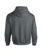 Gildan GI18500 unisex kapucnis pulóver - charcoal szín