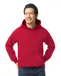 Gildan GI18500 unisex kapucnis pulóver - cherry red szín