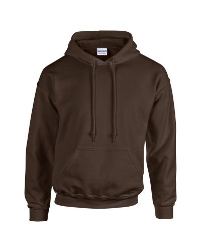 Gildan GI18500 unisex kapucnis pulóver - dark chocolate szín