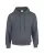 Gildan GI18500 unisex kapucnis pulóver - dark heather szín