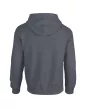 Gildan GI18500 unisex kapucnis pulóver - dark heather szín