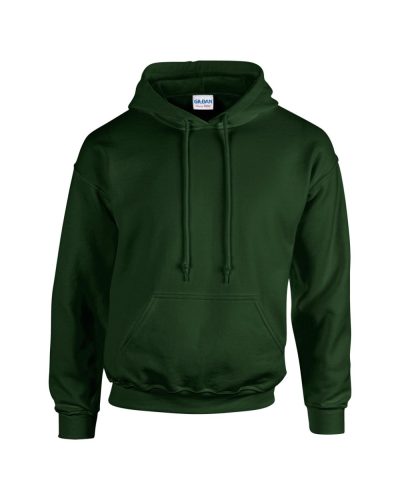 Gildan GI18500 unisex kapucnis pulóver - forest green szín