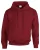 Gildan GI18500 unisex kapucnis pulóver - garnet szín